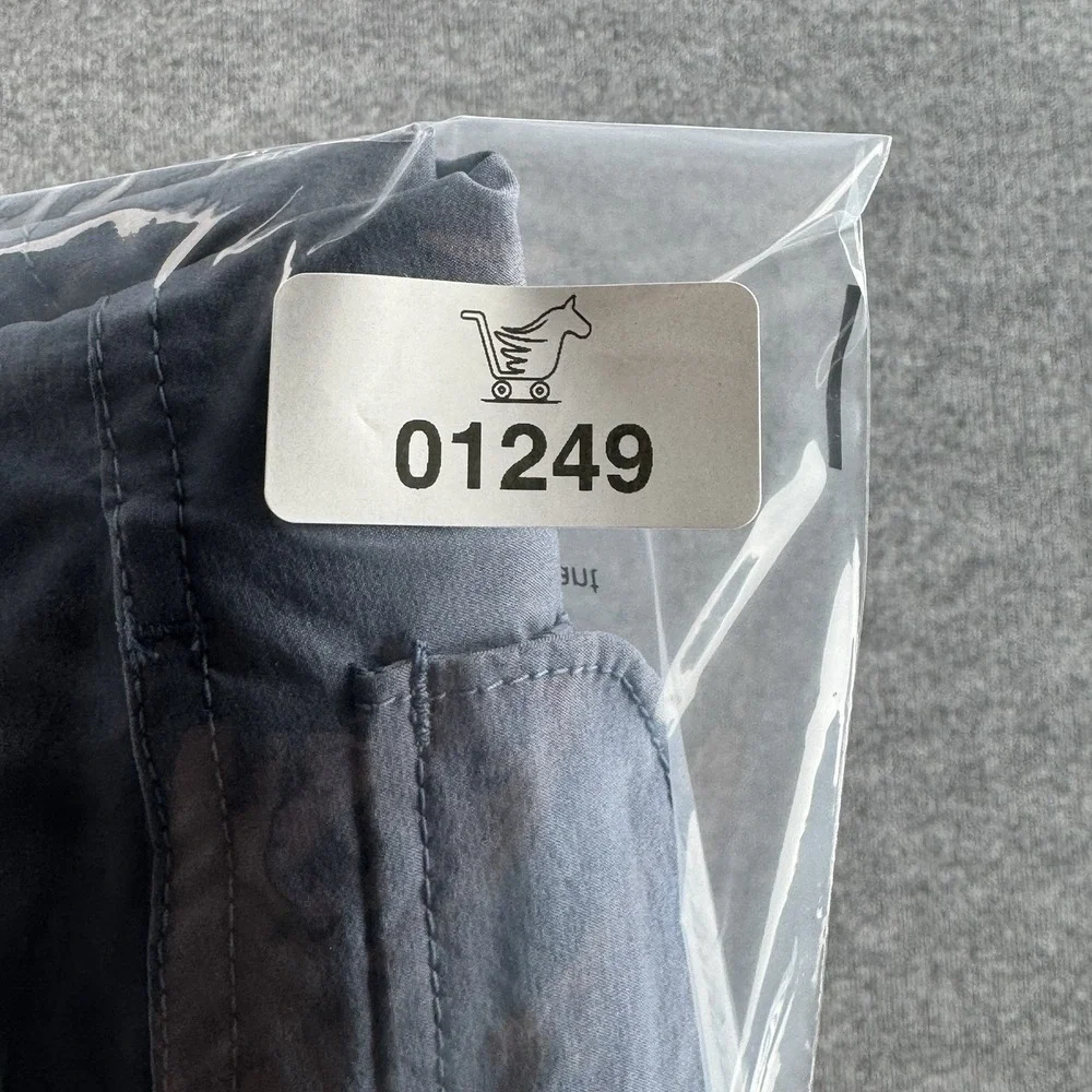Roark Explorer 2.0 Shorts Men's 34 Blue Sun Faded Hybrid Stretch Hiking Swim Zip